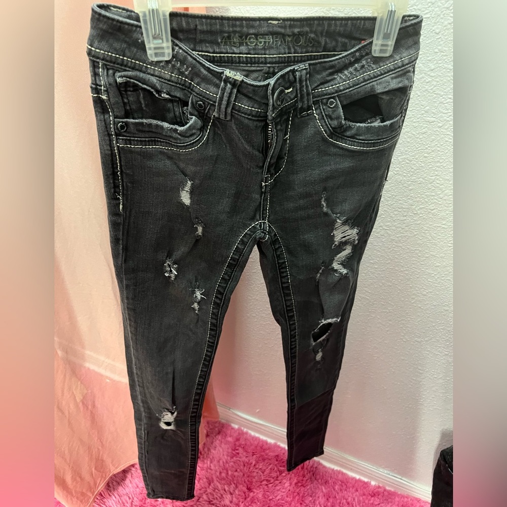 Black skinny jeans